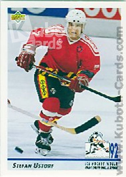 NHL 1992/93 Upper Deck - No. 371 - Stefan Ustorf