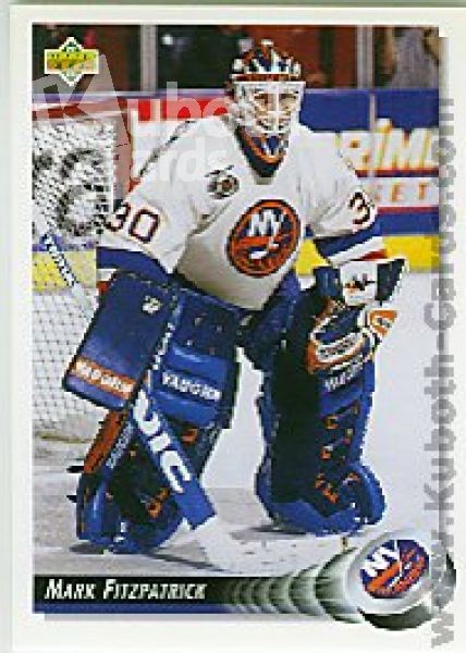 NHL 1992 / 93 Upper Deck - No 332 - Mark Fitzpatrick