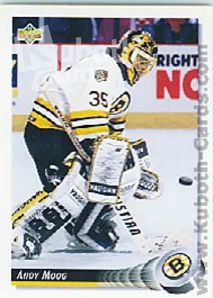 NHL 1992 / 93 Upper Deck - No 329 - Andy Moog