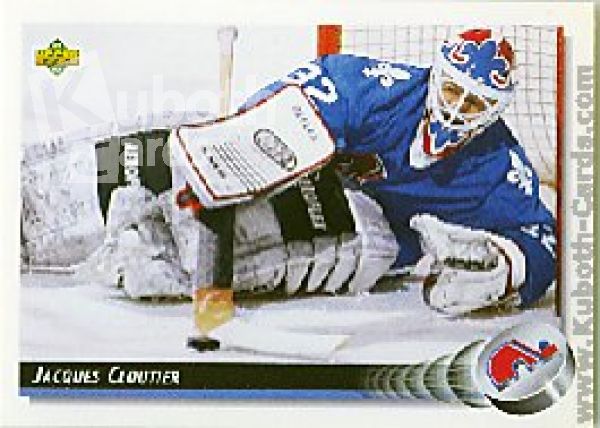 NHL 1992 / 93 Upper Deck - No 324 - Jacques Cloutier