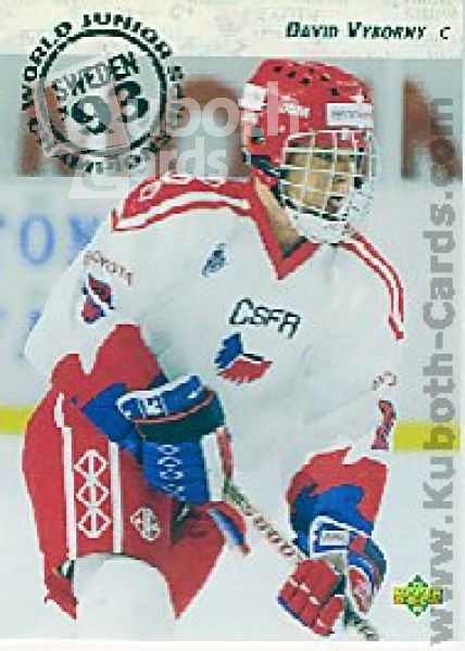 NHL 1992 / 93 Upper Deck - No 600 - David Vyborny