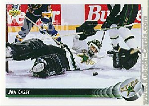 NHL 1992/93 Upper Deck - No 190 - Jon Casey