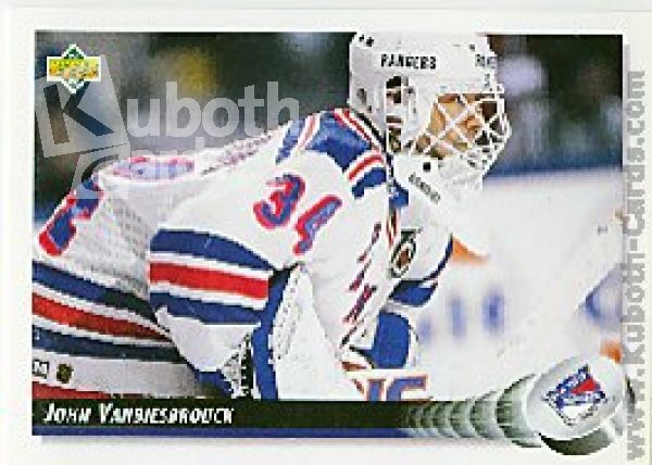 NHL 1992 / 93 Upper Deck - No 44 - John Vanbiesbrouck