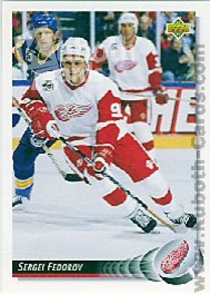 NHL 1992/93 Upper Deck - No 157 - Sergei Fedorov