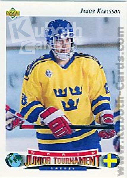 NHL 1992 / 93 Upper Deck - No 229 - Jakob Karlsson