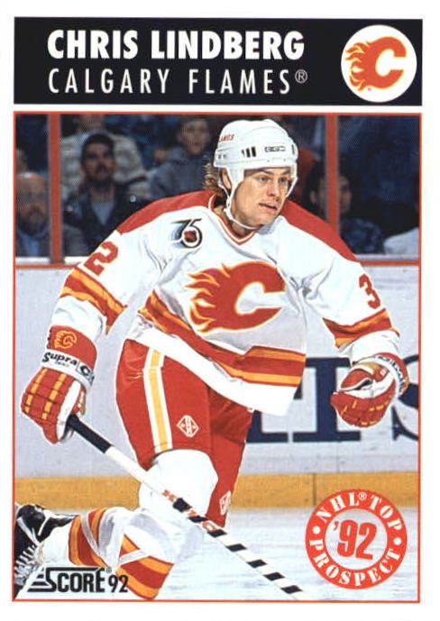 NHL 1992 / 93 Score - No 485 - Chris Lindberg