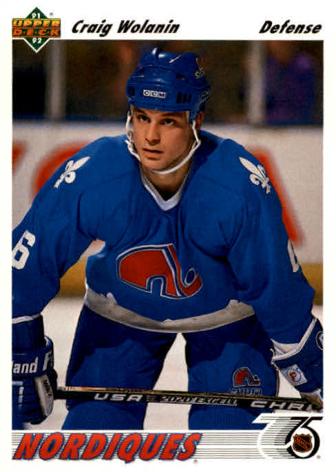 NHL 1991-92 Upper Deck - No 486 - Craig Wolanin