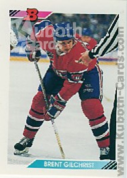 NHL 1992/93 Bowman - No. 322 - Brent Gilchrist