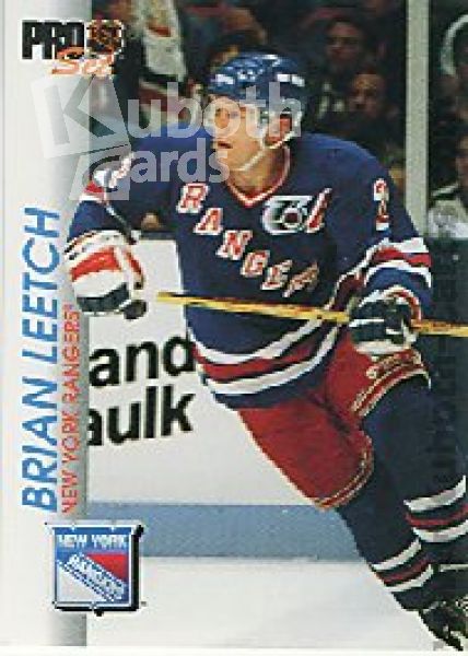 NHL 1992 / 93 ProSet - No 112 - Brian Leetch