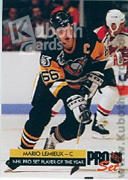 NHL 1992/93 ProSet - No 1 - Mario Lemieux