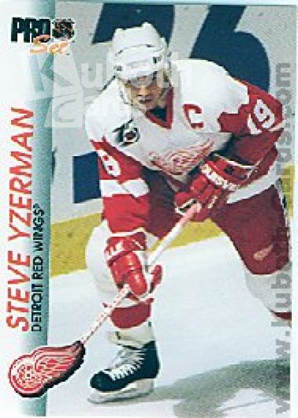 NHL 1992 / 93 ProSet - No 39 - Steve Yzerman