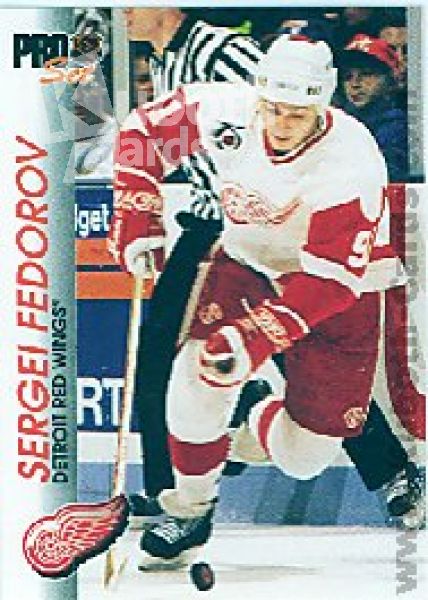 NHL 1992 / 93 ProSet - No 40 - Sergei Fedorov