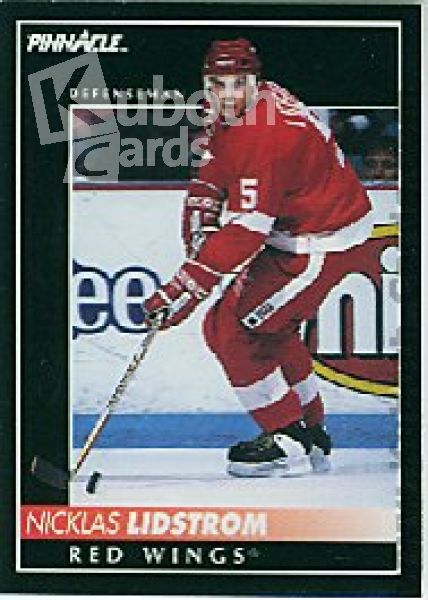 NHL 1992/93 Pinnacle - No 8 - Nicklas Lidstrom