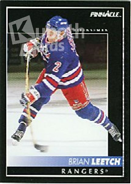 NHL 1992/93 Pinnacle - No 15 - Brian Leetch