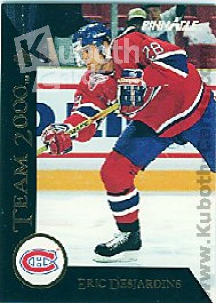 NHL 1992/93 Pinnacle Team 2000 French - No 9 of 30 - Eric Dejardins