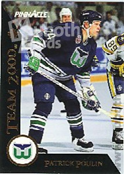NHL 1992 / 93 Pinnacle Team 2000 French - No 14 of 30 - Patrick Poulin