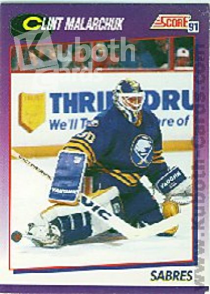 NHL 1991-92 Score American - No 438 - Clint Malarchuk