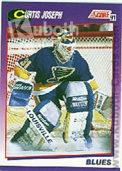 NHL 1991-92 Score American - No 296 - Curtis Joseph