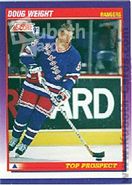 NHL 1991-92 Score American - No 396 - Doug Weight