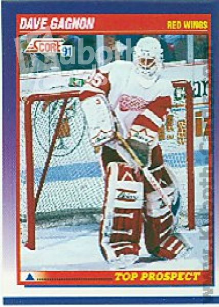 NHL 1991-92 Score American - No 387 - Dave Gagnon