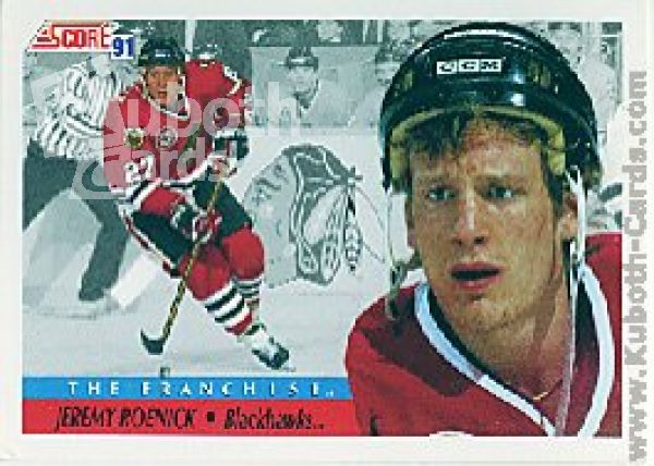 NHL 1991-92 Score American - No 418 - Jeremy Roenick