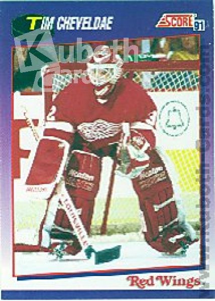 NHL 1991-92 Score American - No 272 - Tim Cheveldae