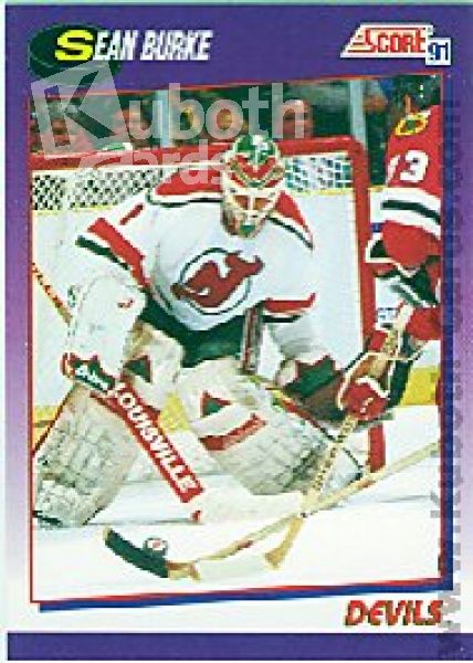 NHL 1991-92 Score American - No 245 - Sean Burke