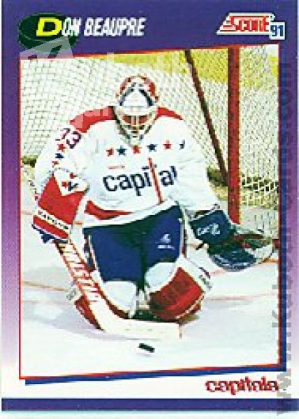 NHL 1991-92 Score American - No 185 - Don Beaupre