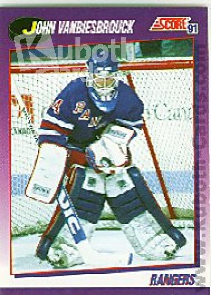 NHL 1991-92 Score American - No 10 - John Vanbiesbrouck