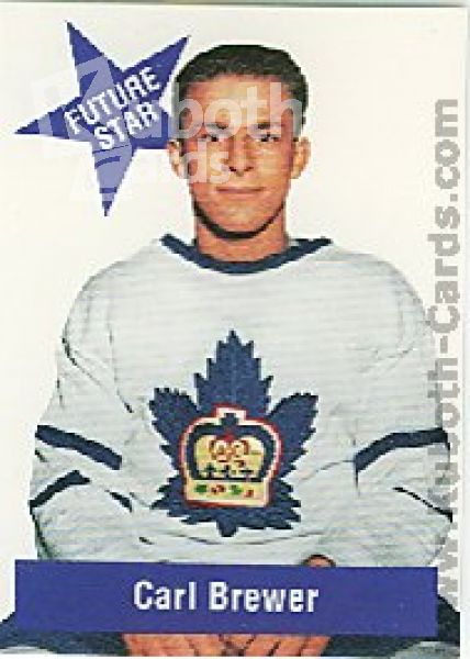NHL 1994 Parkhurst Missing Link Future Stars French - No FS-1 - Carl Brewer