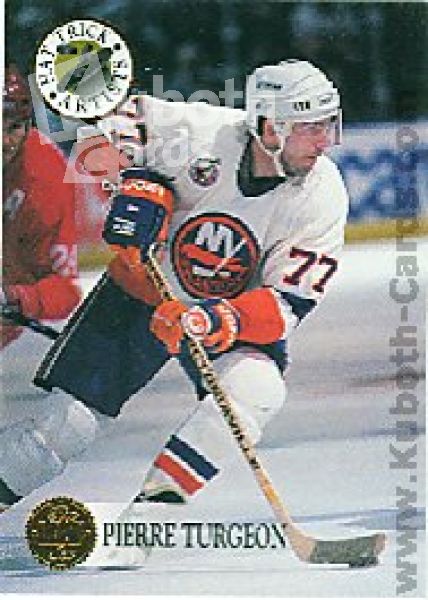 NHL 1993 / 94 Leaf Hat Trick Artists - No 5 of 10 - Pierre Turgeon