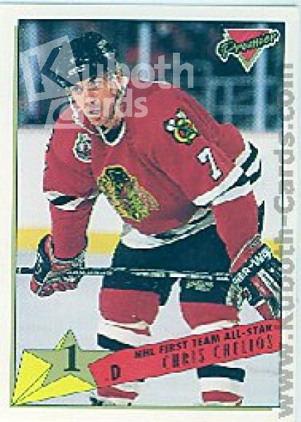 NHL 1993/94 Topps Premier - No 94 - Chris Chelios