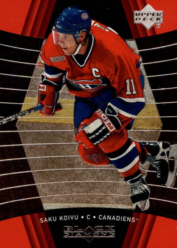 NHL 1999-00 Black Diamond - No 48 - Saku Koivu