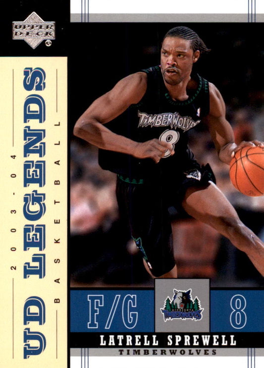 NBA 2003 / 04 Upper Deck Legends - No 48 - Latrell Sprewell