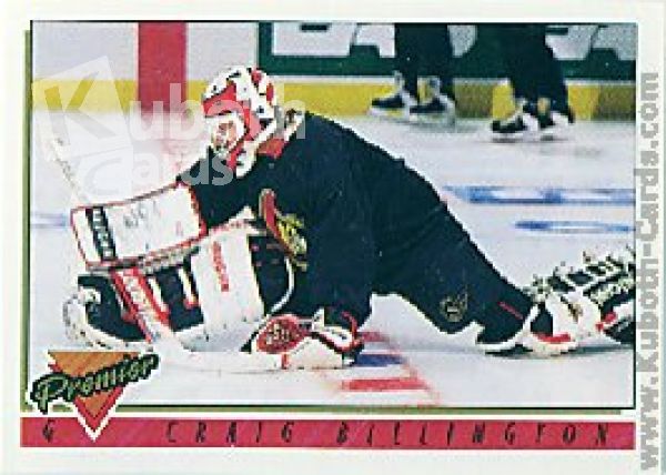 NHL 1993/94 Topps Premier - No. 374 - Craig Billington