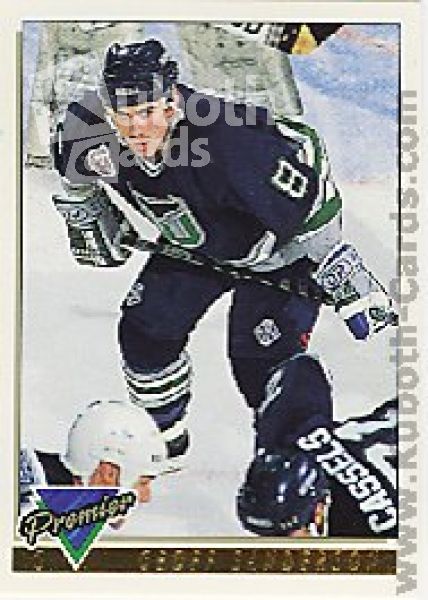 NHL 1993 / 94 Topps Premier Gold - No 156 - Geoff Sanderson