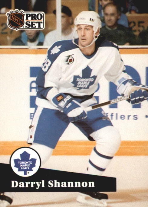 NHL 1991-92 ProSet - No 490 - Darryl Shannon