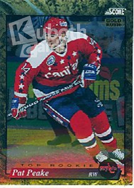 NHL 1993 / 94 Score Gold Rush - No 590 - Pat Peake