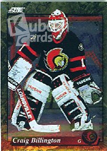 NHL 1993/94 Score Gold Rush - No 521 - Craig Billington