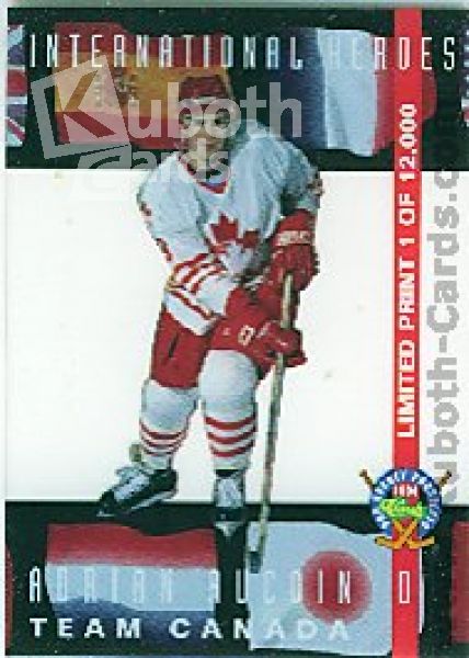 NHL 1994 Classic Pro Prospects International Heroes - No LP11 - Adrian Aucoin