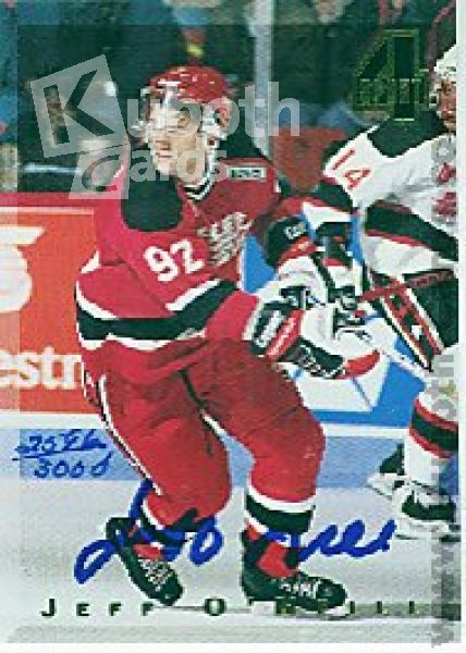NHL 1994 Classic Four Sport Autographs - No 119A - Jeff O'Neill