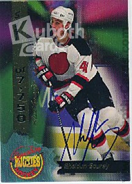 NHL 1995 Signature Rookies Signatures - No 27 - Sheldon Suray