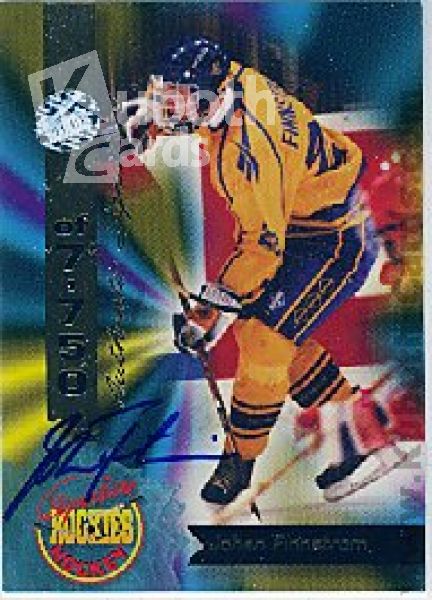 NHL 1995 Signature Rookies Signatures - No 6 - Johann Finnstrom