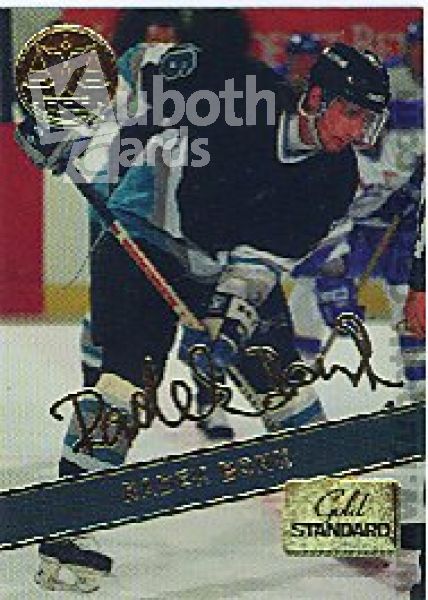 NHL 1994 Signature Rookies Gold Standard Facsimile - No GS3 - Radek Bonk