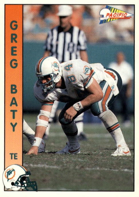 NFL 1992 Pacific - No 496 - Greg Baty