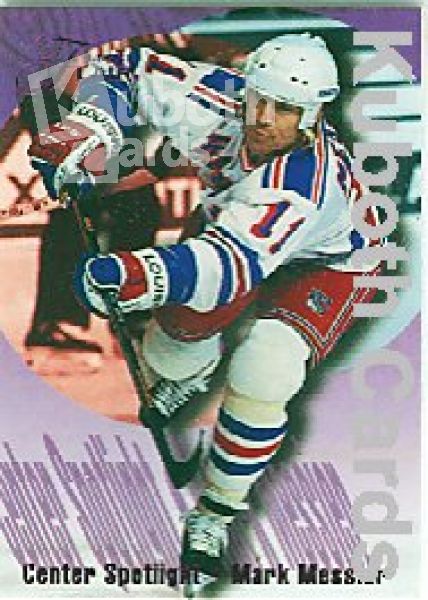 NHL 1994 / 95 Flair Center Spotlight - No 8 of 10 - Mark Messier