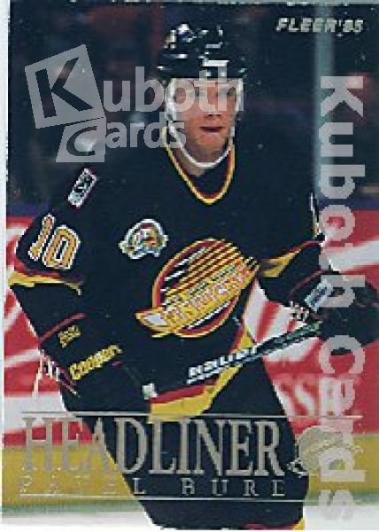 NHL 1994/95 Fleer Headliners - No 1 of 10 - Pavel Bure