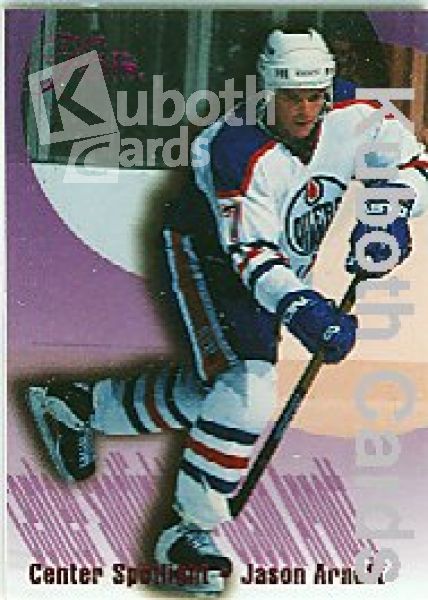 NHL 1994 / 95 Flair Center Spotlight - No 1 of 10 - Jason Arnott