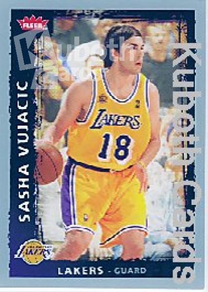 NBA 2008 / 09 Fleer - No 107 - Sasha Vujacic