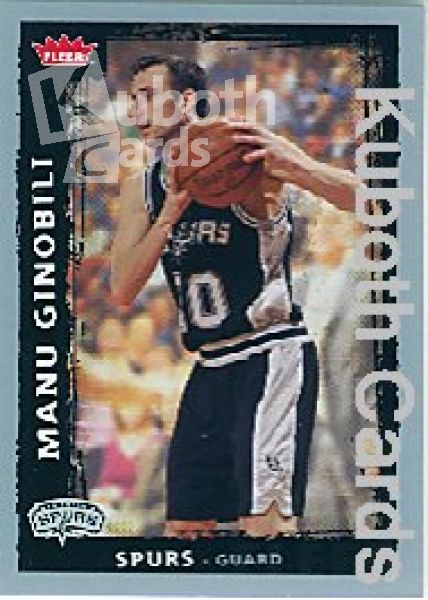 NBA 2008 / 09 Fleer - No 117 - Manu Ginobili